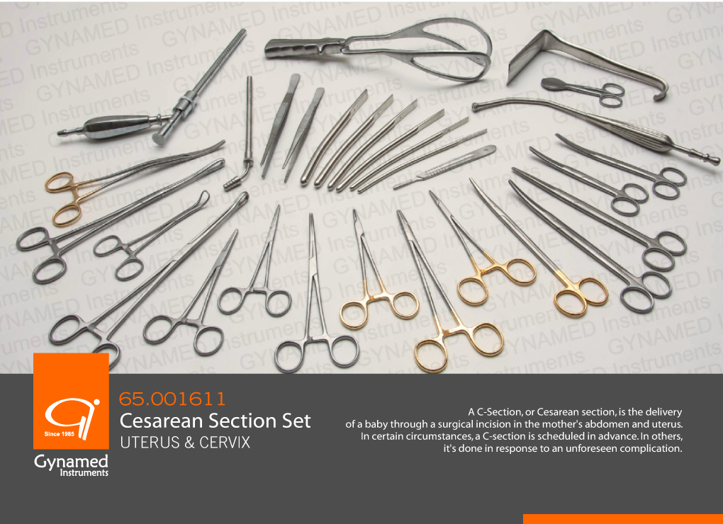 GYNAMED Cesarean Section Set,