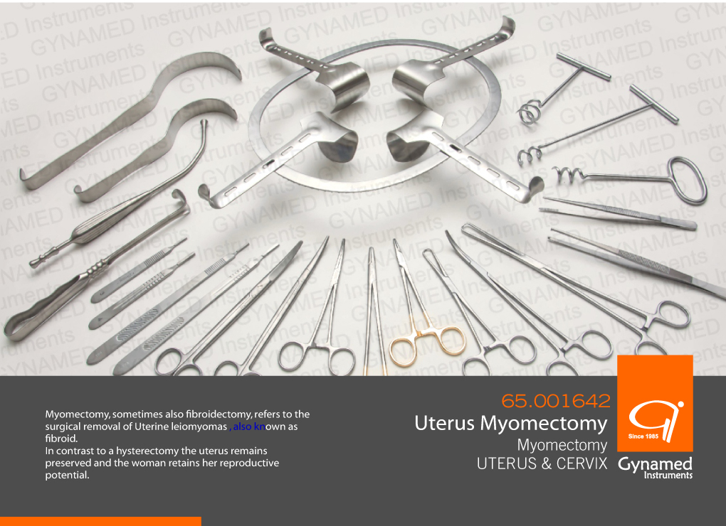 GYNAMED Uterus Myomectomy,