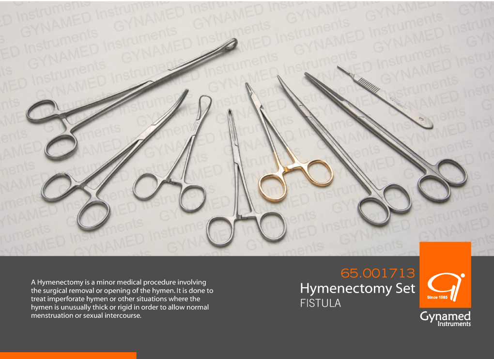 Gynamed - GYNAMED Hymenectomy Set,