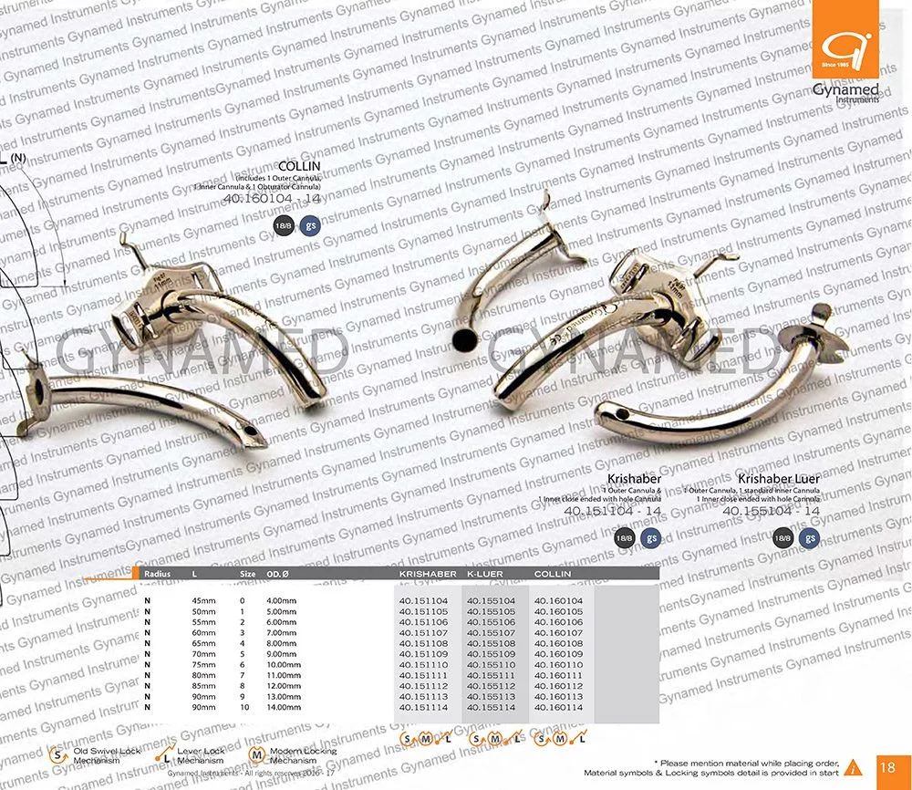 K-LUER TRACHEAL Tube, Radius 