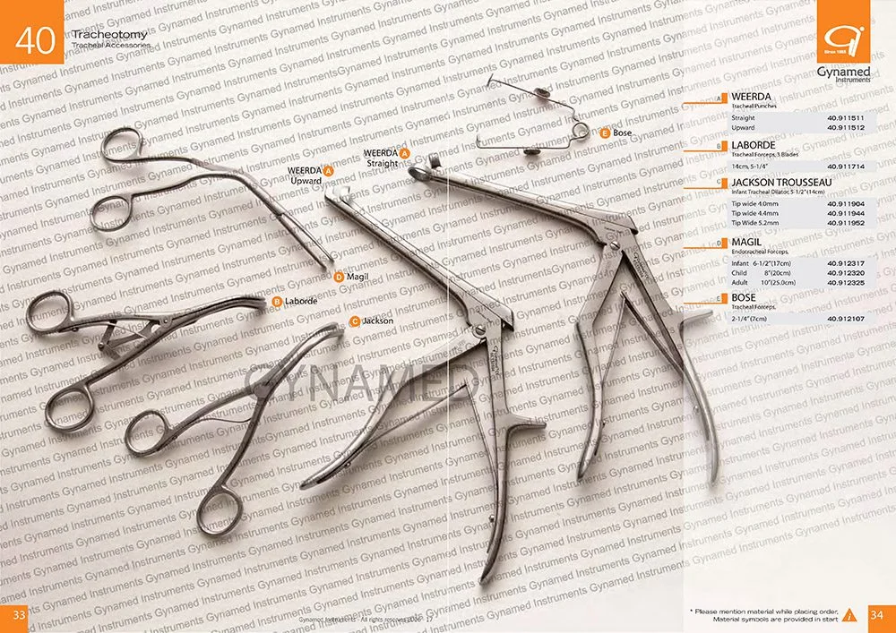 LABORDE Tracheal Forceps,