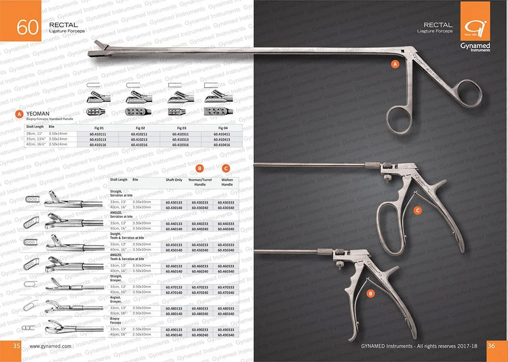 Ligature Forceps with Yeoman/Turrel Handle,