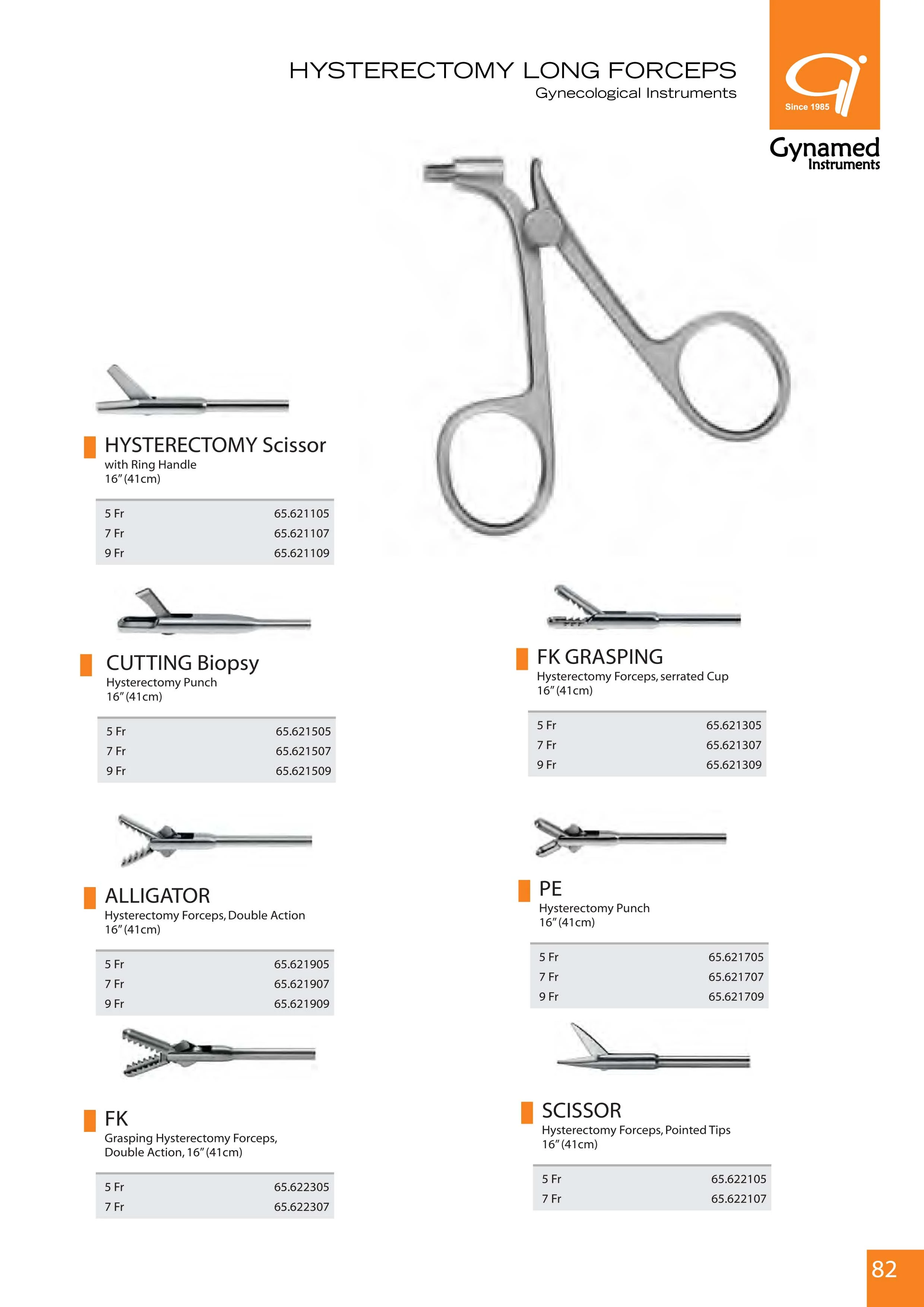 GynaMed Hysterectomy Long Forceps